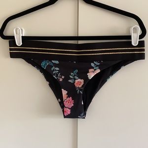 H & M Floral Sporty Swim Bottoms NWOT